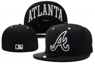 Atlanta Braves MLB 59FIFTY Fitted Hats Flat Brim 10599