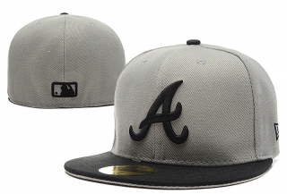 Atlanta Braves MLB 59FIFTY Fitted Hats Flat Brim 10601