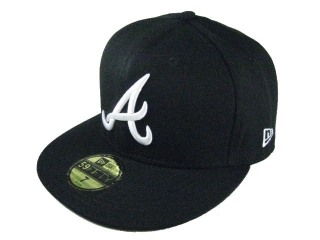 Atlanta Braves MLB 59FIFTY Fitted Hats Flat Brim 10602