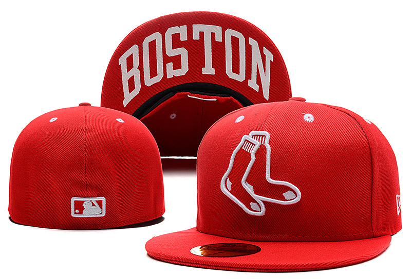 red sox flat brim hats