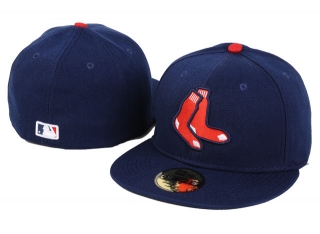 Boston Red Sox MLB 59FIFTY Fitted Hats Flat Brim 10636