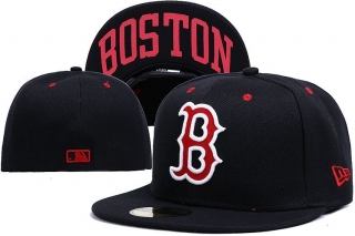 Boston Red Sox MLB 59FIFTY Fitted Hats Flat Brim 10641