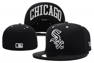 Chicago White Sox MLB 59FIFTY Fitted Hats Flat Brim 10654