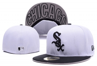 Chicago White Sox MLB 59FIFTY Fitted Hats Flat Brim 10659