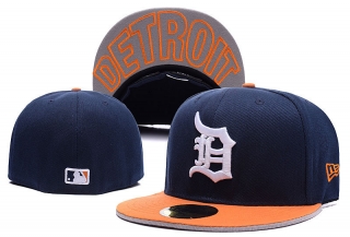 Detroit Tigers MLB 59FIFTY Fitted Hats Flat Brim 10678