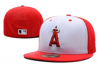 Los Angeles Angels of Anaheim MLB 59FIFTY Fitted Hats Flat Brim 10695