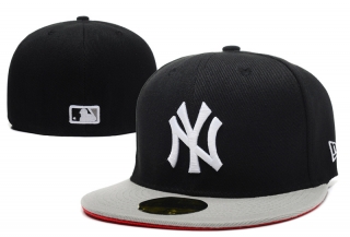 New York Yankees MLB 59FIFTY Fitted Hats Flat Brim 10738