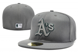 Oakland Athletics MLB 59FIFTY Fitted Hats Flat Brim 10780