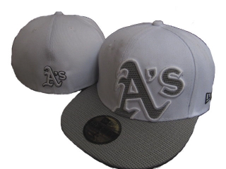 Oakland Athletics MLB 59FIFTY Fitted Hats Flat Brim 10783