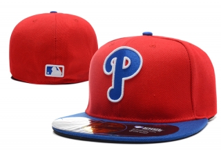 Philadelphia Phillies MLB 59FIFTY Fitted Hats Flat Brim 10792