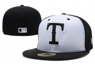 Texas Rangers MLB 59FIFTY Fitted Hats Flat Brim 10842