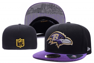 Baltimore Ravens NFL 59FIFTY Fitted Hats Flat Brim 10882