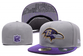 Baltimore Ravens NFL 59FIFTY Fitted Hats Flat Brim 10883