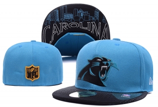 Carolina Panthers NFL 59FIFTY Fitted Hats Flat Brim 10885