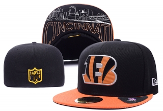 Cincinnati Bengals NFL 59FIFTY Fitted Hats Flat Brim 10888