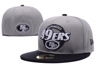 San Francisco 49ers NFL 59FIFTY Fitted Hats Flat Brim 10947