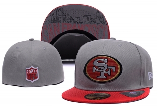 San Francisco 49ers NFL 59FIFTY Fitted Hats Flat Brim 10952