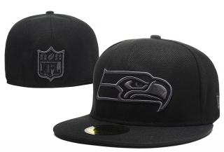 Seattle Seahawks NFL 59FIFTY Fitted Hats Flat Brim 10957