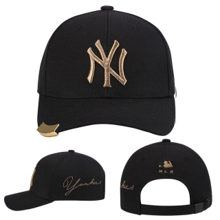 MLB New York Yankees Curved Snapback Hats 52050