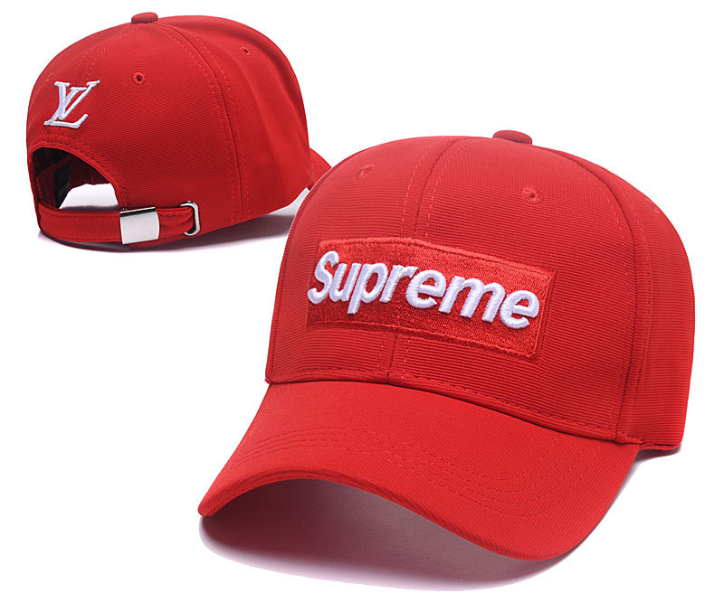 supreme curved brim hat