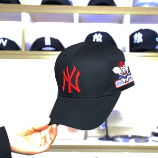 MLB New York Yankees White Black Pig Snapback Hats 56639