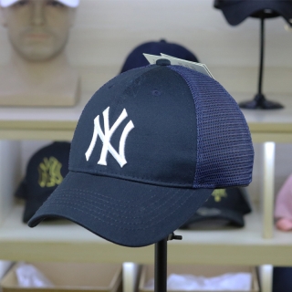 MLB New York Yankees Curved Brim Mesh Snapback Cap 57817