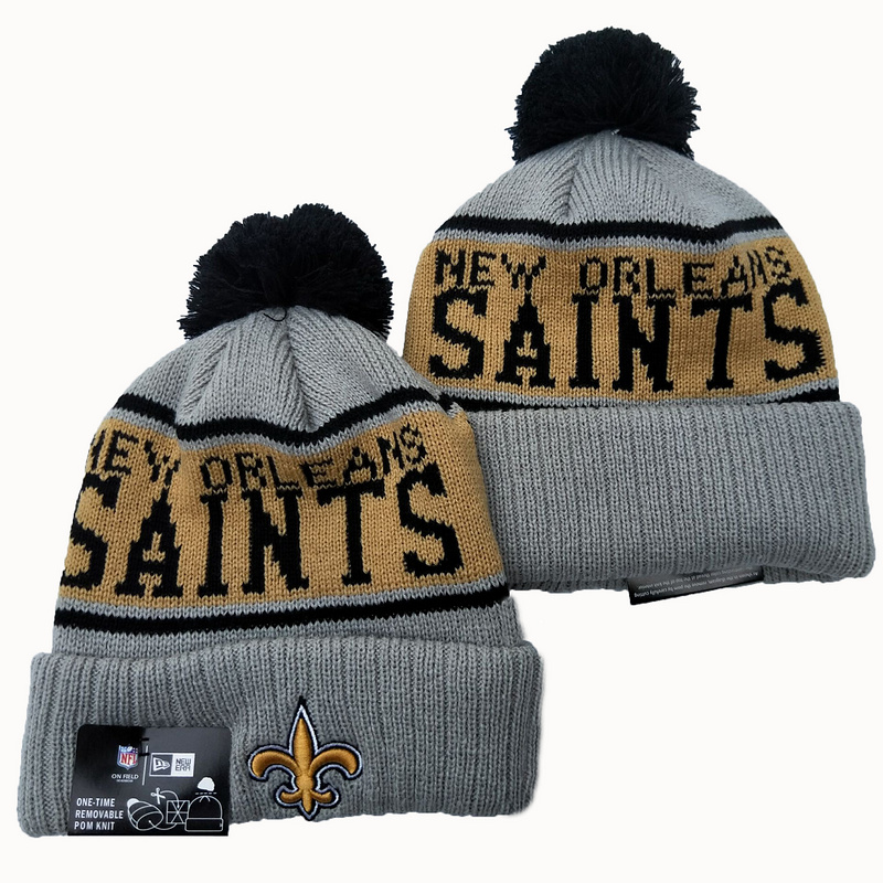 Buy NFL New Orleans Saints Knit Beanie Cap 60146 Online HatsKicks.cn