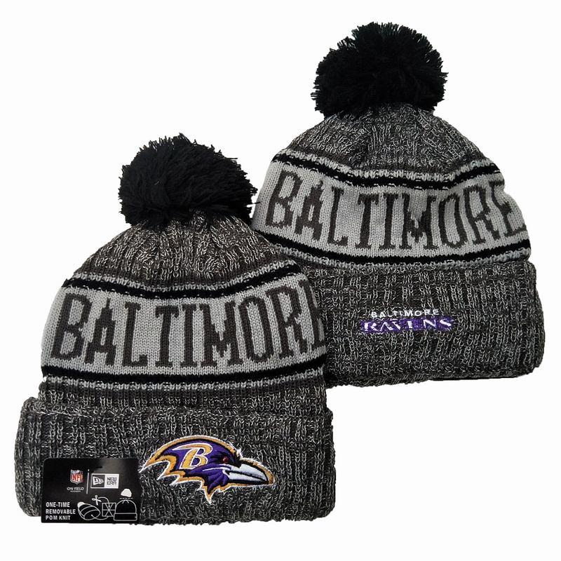 Buy NFL Baltimore Ravens Knit Beanie Cap 60692 Online HatsKicks.cn