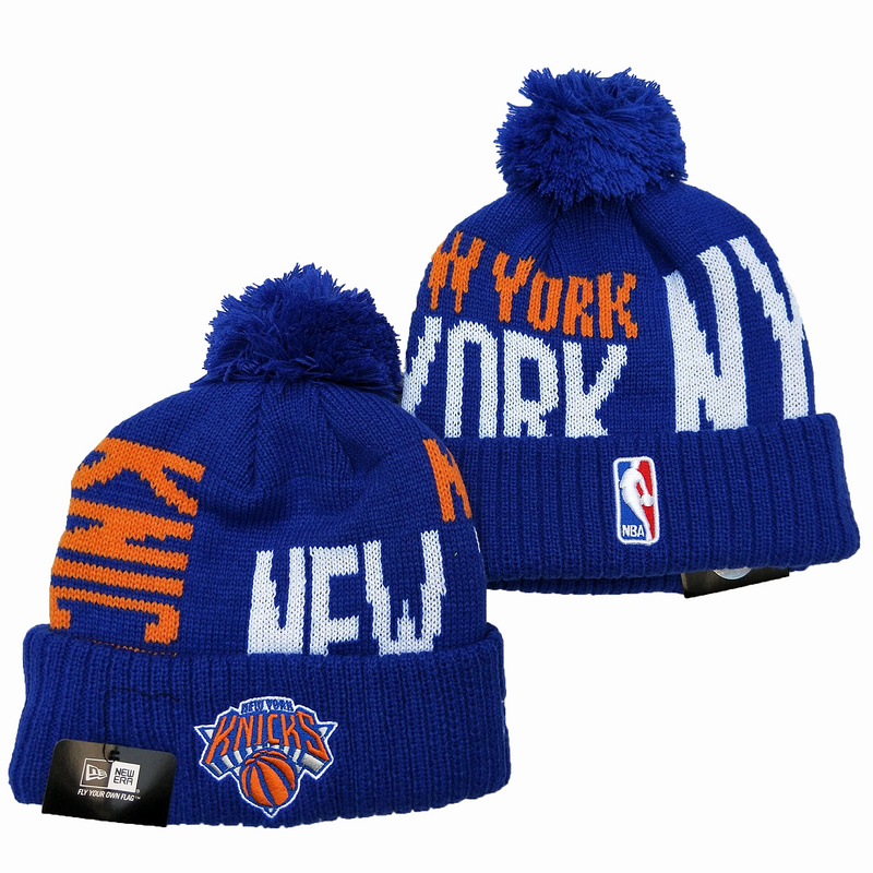 Buy NBA New York Knicks Knit Beanie Cap 61014 Online HatsKicks.cn