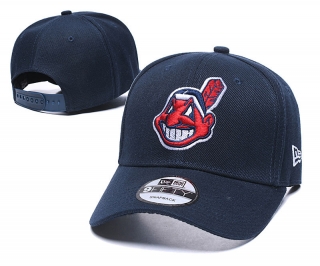 MLB Cleveland Indians Curved Brim Snapback Cap 61493