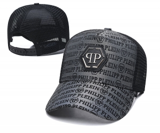 PHILIPP PLEIN Curved Brim Mesh Snapback Hats 64247