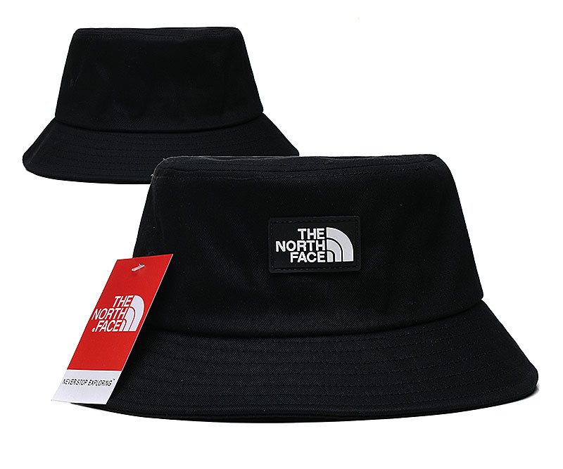 camo north face bucket hat