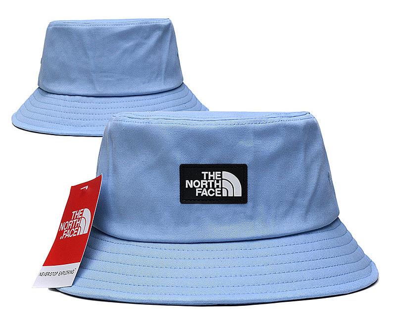 camo north face bucket hat