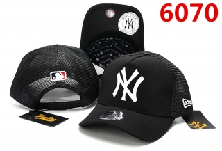 MLB New York Yankees Pure Cotton High Quality Curved Mesh Snapback Hats 96875