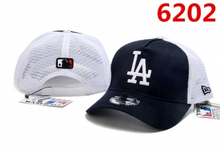 MLB Los Angeles Dodgers Curved Mesh Snapback Hats 99930