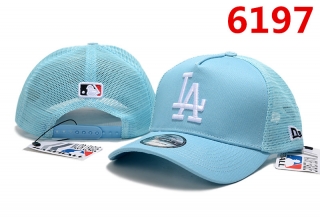 MLB Los Angeles Dodgers Curved Mesh Snapback Hats 99931