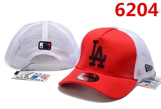 MLB Los Angeles Dodgers Curved Mesh Snapback Hats 99936