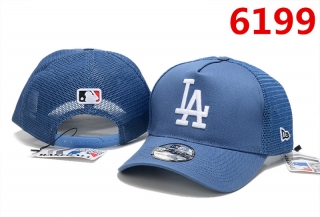 MLB Los Angeles Dodgers Curved Mesh Snapback Hats 99938