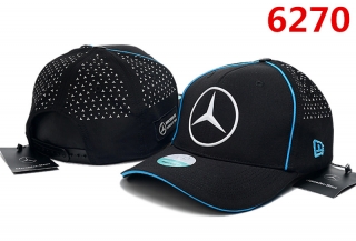 Mercedes-Bens AMG High Quality Pure Cotton Curved Snapback Hats 100189