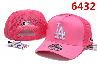 MLB Los Angeles Dodgers Pure Cotton High Quality Curved Mesh Snapback Hats 101988