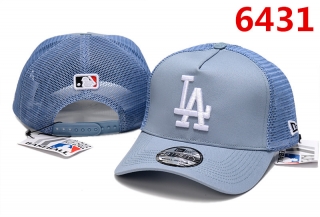 MLB Los Angeles Dodgers Pure Cotton High Quality Curved Mesh Snapback Hats 101989