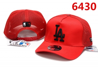 MLB Los Angeles Dodgers Pure Cotton High Quality Curved Mesh Snapback Hats 101990