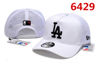 MLB Los Angeles Dodgers Pure Cotton High Quality Curved Mesh Snapback Hats 101991