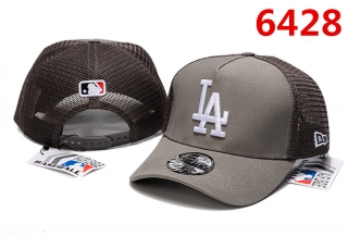 MLB Los Angeles Dodgers Pure Cotton High Quality Curved Mesh Snapback Hats 101992