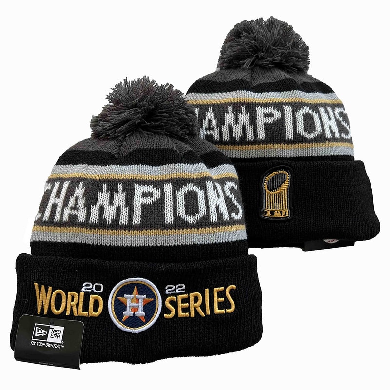 Buy MLB Houston Astros 2022 World Series Champions Knitted Beanie Hats