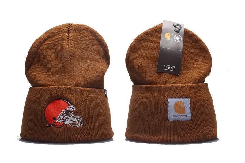 Buy NFL Cleveland Browns Carhartt Knitted Beanie Hats 103593 Online ...