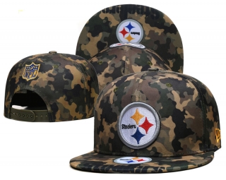 NFL Pittsburgh Steelers Camo Snapback Hats 104350