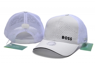 BOSS High-Quality Cotton Curved Mesh Snapback Hats 108413