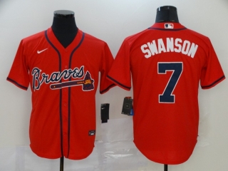 Atlanta Braves 7# SWANSON MLB Jersey 111771