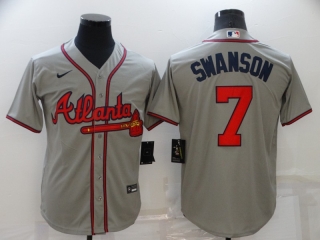 Atlanta Braves 7# SWANSON MLB Jersey 111772